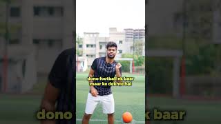 Nivia Storm vs Nivia Country Colour  Footballs Under ₹500 sports football short footballshorts [upl. by Atsuj]