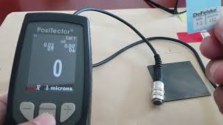 도막두께측정기 사용법PosiTector 6000 Coating Thickness Gauges [upl. by Attenyl]