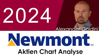 Newmont Aktie Chart Analyse Gold Silber Kupfer Rohstoffunternehmen zahlt Dividende [upl. by Atiek]