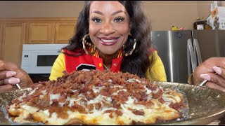 COPYCAT DOMINOS PHILLY CHEESESTEAK PIZZA WITH GARLIC PARMESEAN ALFREDO SAUCE [upl. by Luhey]