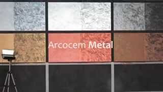 Microcemento con acabados metalizados  Arcocem Metal [upl. by Anom]