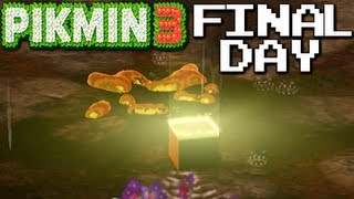 Pikmin 3 Wraith Escape Final Boss  LAST DAY Nintendo Wii U HD Gameplay Walkthrough Ending [upl. by Skrap]