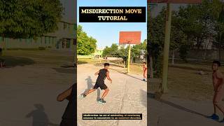 MISDIRECTION MOVE TUTORIAL IN HINDI 🤯🤯 basketballtraining basketball shorts [upl. by Nnylamme]