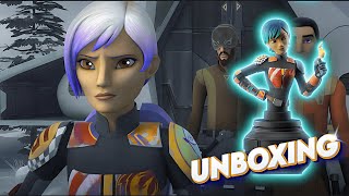 Star Wars Rebels Sabine Wren Animated Mini Bust UNBOXING [upl. by Adnilav849]