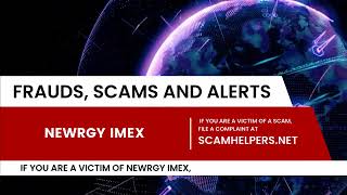 NEWRGY IMEX Review Is NEWRGY IMEX a fraudulent or Legit [upl. by Ltney]