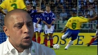 Exclusive Roberto Carlos Reveals The Best Free Kick Taker Of All Time [upl. by Emixam]