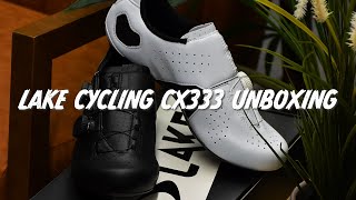 UNBOXING  LAKE Cycling CX333 Road Shoes [upl. by Lehsar]