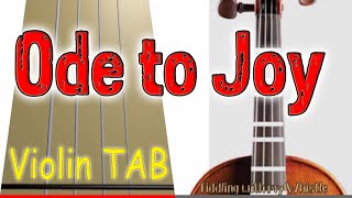 Another Love  Tom Odell  Violin  Play Along Tab Tutorial [upl. by Armanda]