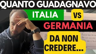 Guadagnavo di meno  Busta paga Italiana 🇮🇹 e Tedesca 🇩🇪 a confronto [upl. by Asiret]