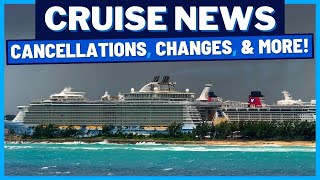 CRUISE NEWS Royal Caribbean Cruises Cancelled NCL Ships Severe Weather Forces Changes amp MORE [upl. by Ronalda]