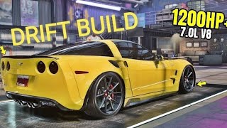 NFS HEAT CORVETTE Z06 DRIFT BUILD like for build details [upl. by Etezzil558]