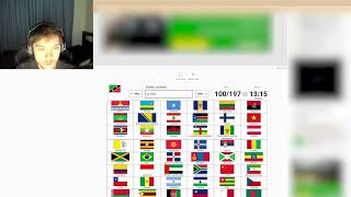 100 Flags of the World Quiz Sporcle [upl. by Narahs]