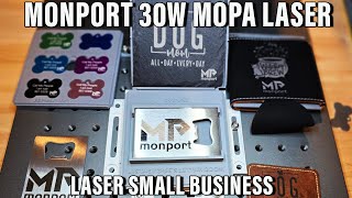 Elevate Your Engraving with Monport 30W MOPA Fiber Laser 🔥  Review amp Demo [upl. by Drusus]