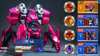 Scorpius with All Rocket Mortar 8 10 12  FFA  Mech Arena [upl. by Lletnohs]