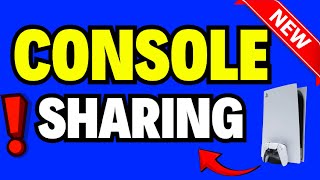 How to Fix Console Sharing PS5 [upl. by Hoebart169]