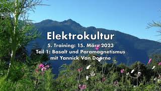 Elektrokultur Teil 5 Basalt und paramagnetismus mit Yannick Van Doorne Electroculture paramagnetism [upl. by Walkling]