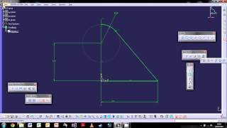 CATIA V5 The Basics  Tutorial 2 The Sketch Workbench [upl. by Stetson]