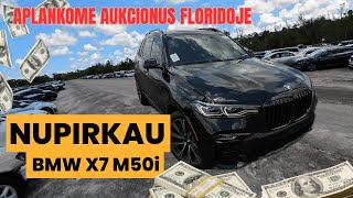 Nupirkau BMW X7 M50i blaskomes po visus Pietu Floridos aukcionus [upl. by Atokad]