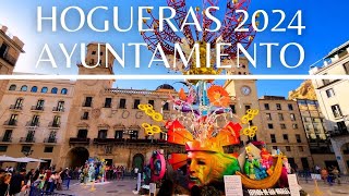 Hoguera oficial de Ayuntamiento Hogueras 2024 Alicante [upl. by Yerok520]