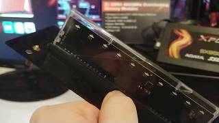 ADATA at CES 2018 Jellyfish DRAM [upl. by Feledy]