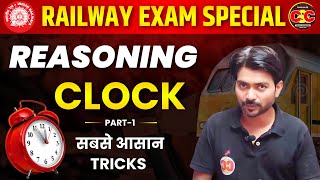 ALP RPF SI Technician JE  Reasoning  clock  Part1  Important Questions [upl. by Aeirdna]