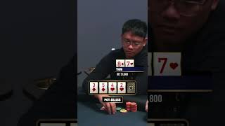 Triple Barrel Bluff  Will It Get Through poker fyp [upl. by Ahsinrats]