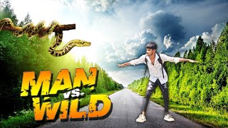 Man vs Wild  Amdavadi king vlog  manvswildinhindi jungle youtubeshorts [upl. by Ennagroeg]