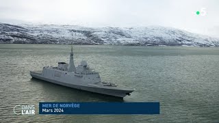 Otan  on a embarqué avec une frégate française en mer de Norvège cdanslair 22042024 [upl. by Ymmas]