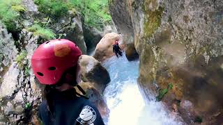 wwwraftingtaracom  KANJONING  CANYONING  Kanjon Hrčavke  GoPro HERO7Black [upl. by Fonda412]