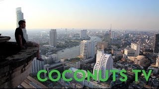 Exploring urban decay at Sathorn Unique Tower in Bangkok [upl. by Clein]