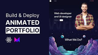 Animated Portfolio Website with React amp Framer Motion  React Project for Beginners [upl. by Atiluj]