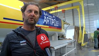 Fin de chantier pour La Mie Câline lImoca dArnaud Boissière pour le Vendée Globe [upl. by Rohclem]