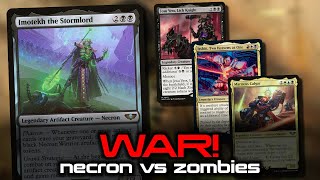 So Many Necron Tokens Imotekh the Stormlord MTG Commander Game Play  tribalkai [upl. by Averell]