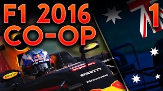 It Begins  F1 2016 Coop Career  1  Australian GP [upl. by Tifanie841]