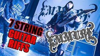 The 7 Best Emmure Riffs Played On A 7 String Guitar [upl. by Alor389]