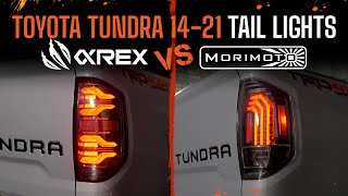 Alpharex Luxx vs Morimoto XB LED Tundra Tail Light Showdown  Ultimate Comparison and Review [upl. by Yonita]