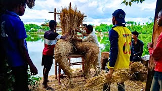 New TECHNIQUE ganesh Structure making 2023  Big Ganesha  Ganpati Ji Ki Murti Kaise Banate Hain [upl. by Ahsrat]