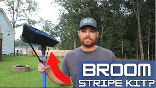 DIY Lawn Striping Kit from a Broom [upl. by Retsila]