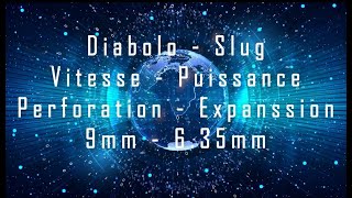 Diabolo vs Slug  Vitesse puissance  Perforation vs Expansion [upl. by Concordia]