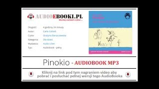 PINOKIO  AUDIOBOOK  Piękna Bajka dla Dzieci do słuchania na MP3  Carlo Collodi [upl. by Pump]