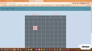 final CS50x project  Tic Tac Toe 🤖🧑🏻‍🔬 [upl. by Anigar636]