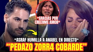 💥 ASRAF DESTROZA a ANABEL PANTOJA en DIRECTO por CALLAR la V1OL4CIÓN a ISA PI de AGUSTÍN PANTOJA [upl. by Notsnarc]