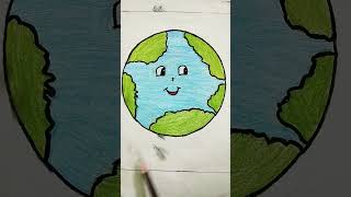 the earth drawing [upl. by Atinuaj]