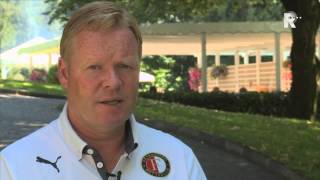 Trainer Ronald Koeman in gesprek met Frank Stout [upl. by Noyerb200]