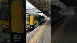 Class 377 going through FarehamFarehamSouthern [upl. by Kamila]