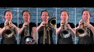 Hay Burner  Sammy Nestico  Brass Quintet [upl. by Cirdek]