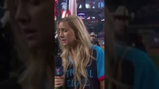 Ingrid Andress sang the worst national anthem ever at the home run derby tonight [upl. by Letney604]