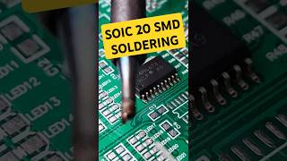 SOIC 20 SMD Soldering Made EASY with Soldering Iron [upl. by Octavie]