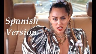 Nothing Breaks Like a Heart  Mark Ronson ft Miley Cyrus Spanish Version Cover en Español [upl. by Nevla]