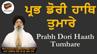 Prabh Dori Hath Tumhare  Bhai Harjinder Singh Ji Srinagar Wale  Shabad Kirtan  Gurbani Kirtan [upl. by Land]